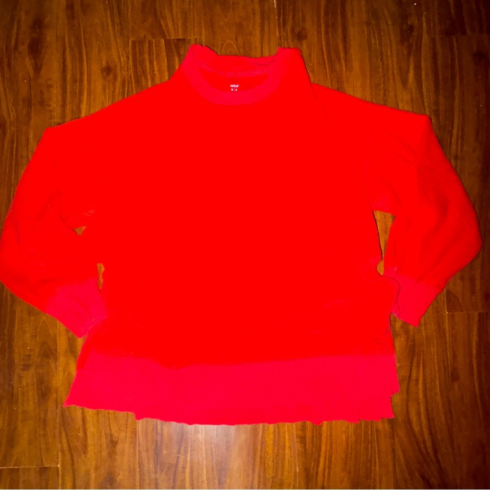 Aerie Vivid Red Knit Sweater
